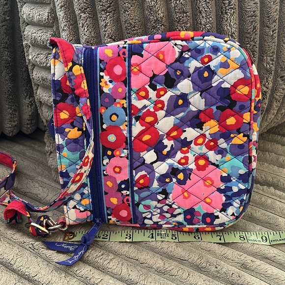 Vera Bradley Impressionista Shoulder Crossbody Bag 💜💙🩵 Colorful ❤️🩷🧡🖤 - Picture 6 of 13